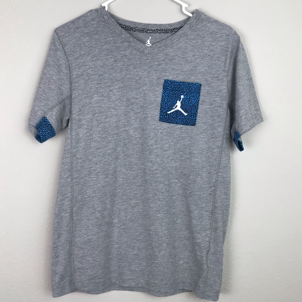 Boys Jordan Short Sleeve Tshirt Jumpman pocket